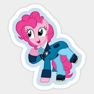 Pinkie Pie as the 6th Doctor (blue) Sticker